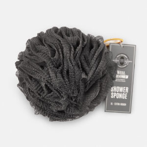 Well Groomed Jumbo Extra Rough Shower Sponge – Charcoal