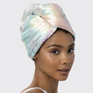 Satin-Wrapped Hair Towel – Aura