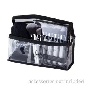 Clear makeup bag