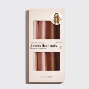 Satin Jumbo Flexi Rods 4 Pcs- Rosewood