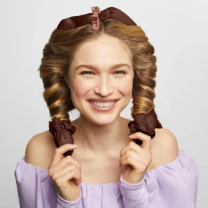 Xl Satin Heatless Curling Set – Chocolate
